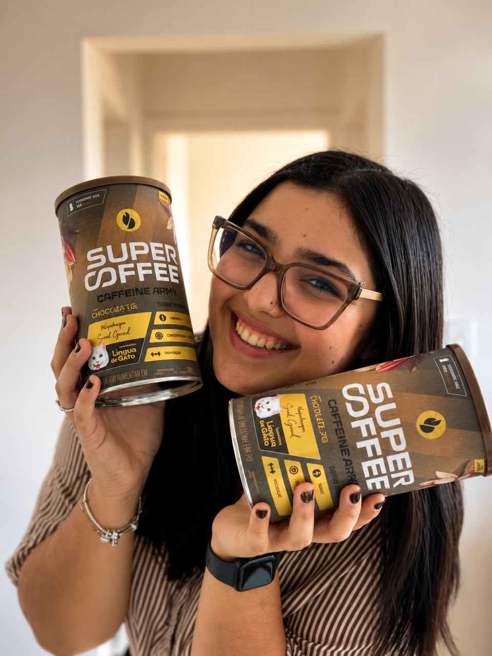 Cliente com o SuperCoffee 3